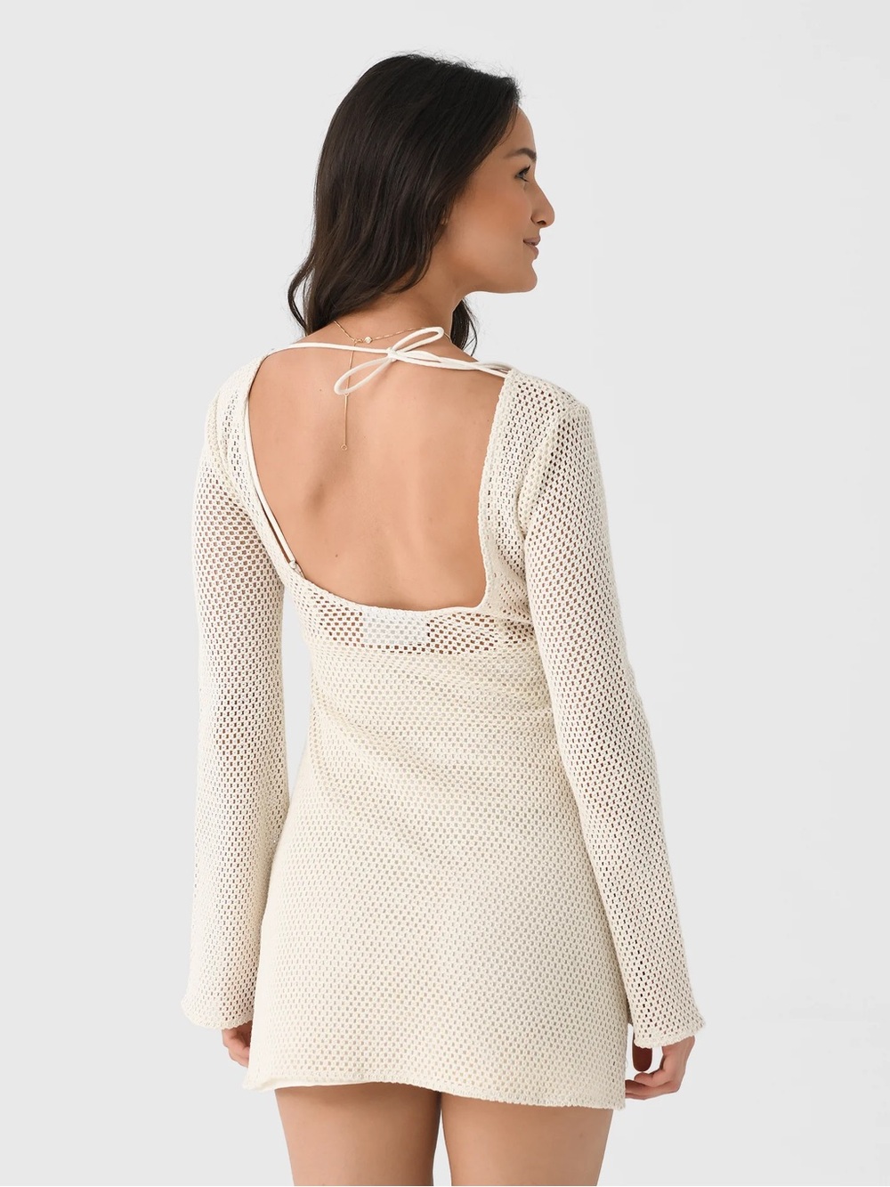 The Wolf Gang Enzo Mini Dress | Sea Shell Crochet NEW - Picture 14 of 16